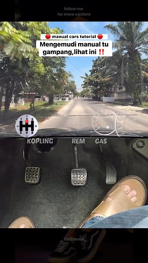34K views · 929 reactions | Gampang kok mobil manual ‼️ #tutorial #viralreels #reelsviral #mobilmanual #viral #usa #drivingschool | Fadil Enok | Facebook