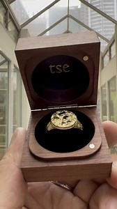 1.3K views | We're kinda obsessed with this unique ring by @alberttsemetalsmith. A stunning signet was created with 18k yellow gold and a mix of sapphires and diamonds that had once belonged to the client's mum 殺⁠ ⁠ Anyone else a massive fan of engagement and wedding jewels that are outta the 'norm'?⁠ ⁠ You'll find jeweler, @alberttsemetalsmith over in our online directory of inclusive wedding pros - see more over at www.dancingwithher.com ❤️ | Dancing With Her | Facebook