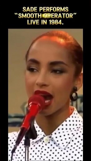 Sade performs “Smooth Operator” live in 1984. #musichistory #music