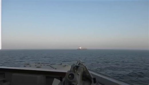 Hitting with 5 inch is a big wallop.I suspect we had reason to know IRGC had operatives on the ship.They'd be assumed armed & dangerous.Punch the ship out & board with Marines. Not suitable for compliant boarding profile via helo.