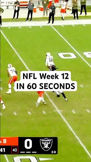 NFL Week 12 Recap in 60 Seconds, Wild Takes
