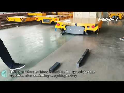 5T Battery-Powered Rail Transfer Cart - Complete Operation Guide