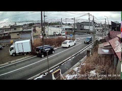 秋田県秋田市新屋扇町ライブカメラ Akita Akitashi Live camera.world.cam