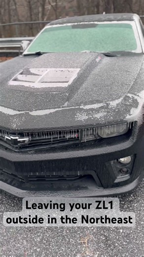 I need a garage and a battery tender ASAP… #camarozl1