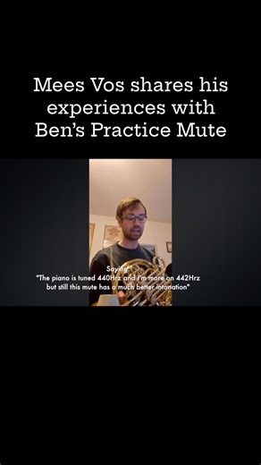 Get yours at: www.benspracticemute.com #studymute #practicemute #frenchhorn #silencemute | Ben's Practice Mute
