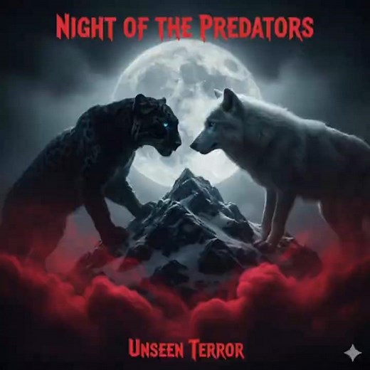 Wild black panther vs White wolf fight 🐆🐺