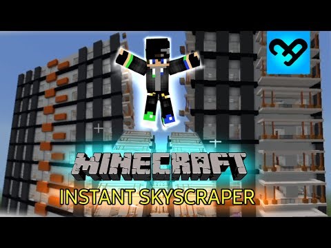 How to make an instant skyscraper | Minecraft |