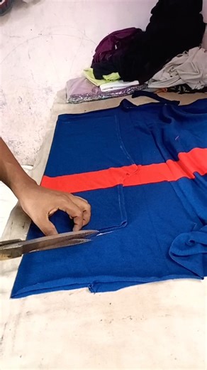polo tshirt cutting #fabric #tshirtbusiness #fashion