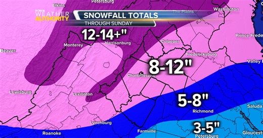 Powerful winter storm paralyzes Central VA