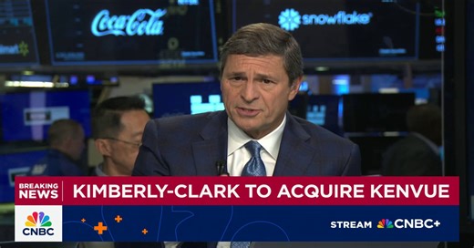 Kimberly-Clark agrees to buy Tylenol owner Kenvue, creating consumer staples giant