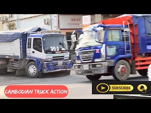 All types of trucks are transporting goods