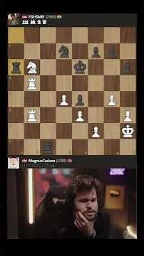 Magnus Carlsen's Incredible Knight Sacrifice Leads to Checkmate #chess