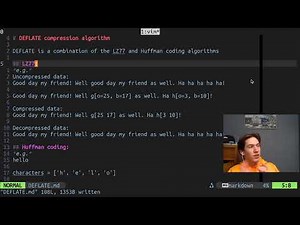 DEFLATE Compression (LZ77 + Huffman codes) in .zip and .gz files