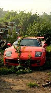 Rusty Ferrari F40 Restoration | Satisfying ASMR Supercar Rebuild (Full Transformation) #ferrarifans