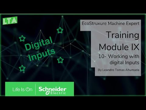 EcoStruxure Machine Expert Training - M9.10 Working with Digital Inputs