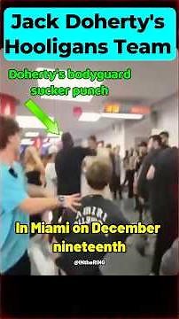 Jack Doherty's Hooligans Team sucker punch Andrei Arlovski