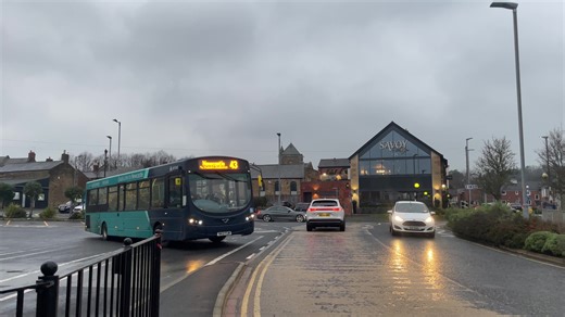 Here we have Arriva Northumbria Blyth based VDL SB200 Wright Pulsar 2 1505 NK12 FLW seen on the 43 to Newcastle departing morpeth bus station