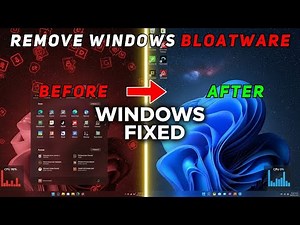 The REAL Way to Debloat Windows (11 & 10) for MAX FPS & Privacy