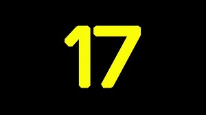 Download 20 seconds countdown timer with bold yellow countdown animation on black background suitable for educational materials about numbers, counting and tech themes for free
