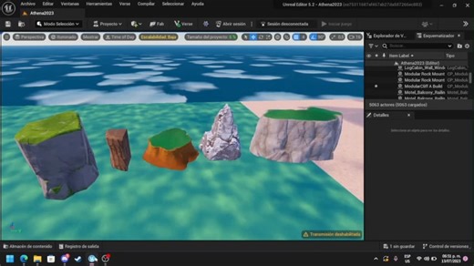 In case you don't know, you can change the material of the terrain props of creative 1.0 to make them match with the material of your uefn landscape