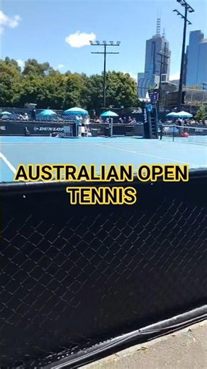 Australian Open Practice match