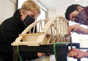 15 reactions · 4 comments | Design a bridge. Build a bridge. Break a bridge. It's an annual tradition at Dunwoody dating back 32 years. Check out this year's Engineering Drafting & Design bridge-breaking competition. Congratulations to 2021 champions Trevor Osborne and John Teisberg whose bridge withstood 473 lbs. before breaking. Learn more about the program: https://dunwoody.edu/manufacturing/engineering-drafting-design/ #BornToDo | Dunwoody College of Technology | Facebook