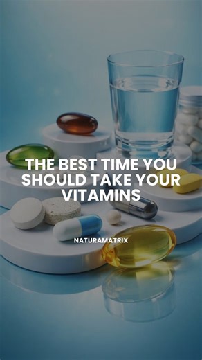 NATURA MATRIX on Instagram: "Timing your vitamins correctly can significantly impact how well your body absorbs and uses them. Nutrients do not work in isolation, their bioavailability depends on factors such as circadian rhythm, digestive enzymes, stomach acidity, mineral competition, and whether they are taken with or without food. Fat-soluble vitamins like A, D, and CoQ10 require dietary fats for proper absorption, while minerals such as zinc and calcium can compete if taken together. Strateg