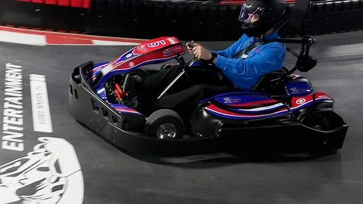A look from inside the new FastTrax racing experience in Fort Myers