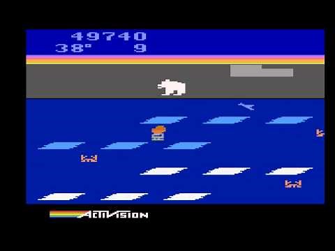 Frostbite (Atari 2600) gameplay