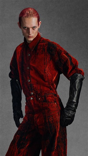 KL studio on Instagram: "Rust in peace. The John Lawrence Sullivan fall/winter 2025 collection draws a significant inspiration from Anselm Kiefer’s art. Such foundational themes as “time” and “layers” were also the source in creating the textile designs, translating the elements like rust and mold into prints. These motifs are expressed through all over prints, jacquard fabrics, and artisanal vintage leather treatments. #printdesign by @klstudio.paris & @akahonen @johnlawrencesullivan_official P