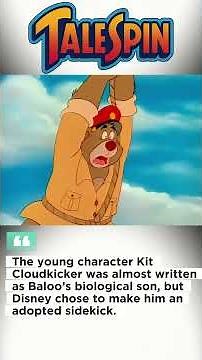 TaleSpin ✈️ 1990 Intro & Trivia | Disney Afternoon Nostalgia #shorts #cartoon #disney #80s #90s
