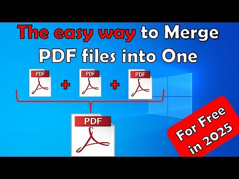 how to merge pdf files into one