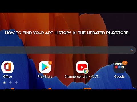 How to find your App History in the updated Google Playstore!