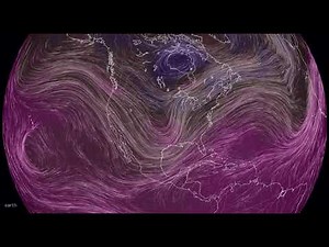 Polar jet stream makes deep dive into southern United States (Feb. 15, 2021)