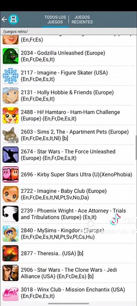 Jueguitos del NDS: Emulador para Android y juegos lindos de Nintendo DS