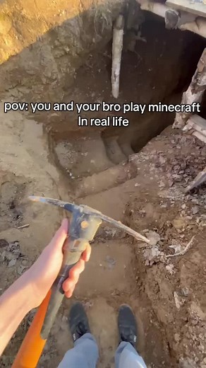 Minecraft in Real Life: Building Bunkers Together