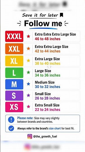 Clothing Size Guide ➜ Find Your Perfect Fit 👕📏 #aitools
