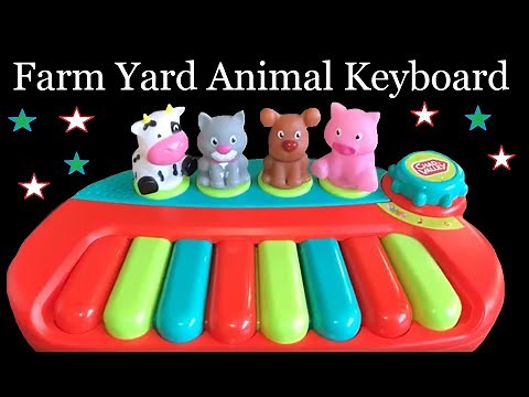 Chad Valley Kids Musical Fun Piano Farm Yard Animal Keyboard With Music & Sounds