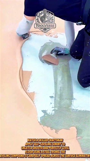 Self-Leveling Cement Floor Technique | Perfectly Smooth Floor Finishing