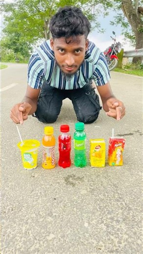 Cold energy drink, sprite fruity vs string, lemon juice & Maza tasting and review#shortsfeed #drinks