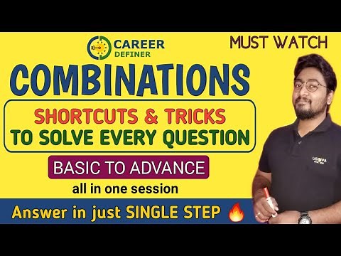 COMBINATIONS Tricks and Shortcuts For Bank Exams | Complete Concept in one session | Kaushik Mohanty