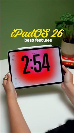 this is your sign to update your iPad to #iPadOS26 if you haven’t already 🫢🫱🏻‍🫲🏼