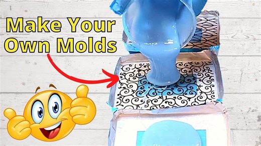 Can You Make Silicone Molds From Embossing Folders? | DIY & Crafts Experiment!