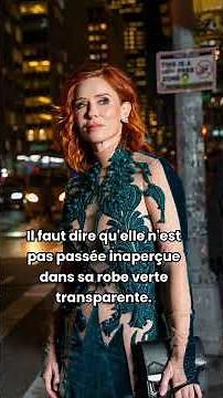 Audrey Fleurot appears in a transparent dress that reveals her chest!