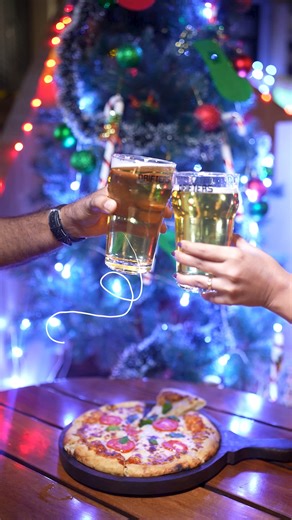 Drifters Brewing Company (Fresh Craft Beer) on Instagram: "Chilled festive nights + forno caldo (warm ovens)- just how we like it 🍕 A woodfired Margherita pizza, done the Italian way and a pilsner, brewed the Drifters way. Come celebrate Christmas with us 🎄 Buon Xmas! . . #Drifters #CheersToAdventure #CraftBeer #OrderNow #Brewery #Beer #DriftersPints #DraughtLager #BasmatiBlonde #BelgianWhite #MexicanBeer #MexicanCrisp #märzenbier #DriftersMärzenbier #DriftersGrowler #Getthedrift #DriftersTrib