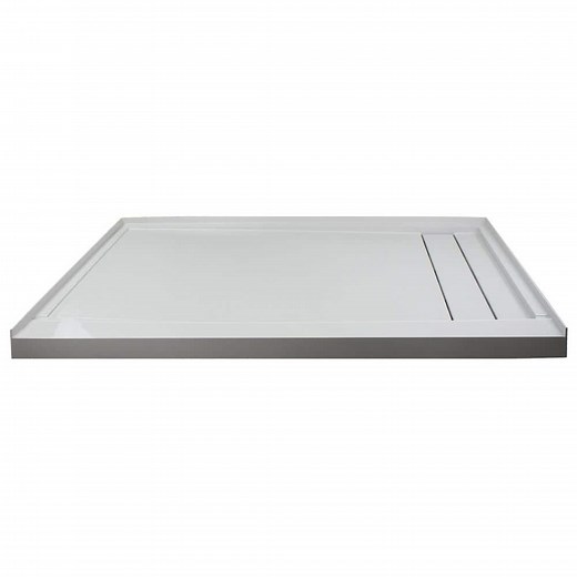 Reviews for Transolid Linear 32 in. x 60 in. Single Threshold Shower Base with a Right Drain in Grey | Pg 1 - The Home Depot