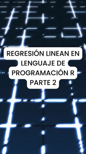 Lenguaje de programación R : Regresión Lineal #Rstats #DataScience #DataAnalysis #DataVisualization #DataWrangling #MachineLearning #DataMining #Programming #Statistics #DataAnalytics #RStudio #Tidyverse #ggplot2 #Shiny #DataManipulation #StatisticalModeling