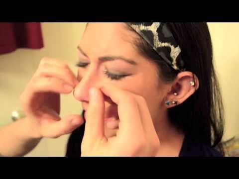 How to pierce your nose at home DIY