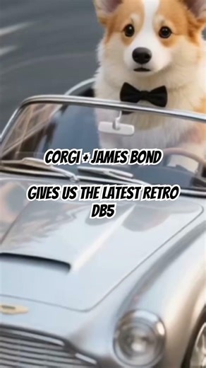 Corgi X Bond = Retro Fun!