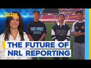 The budding NRL reporters showing they've got what it takes | Today Show Australia